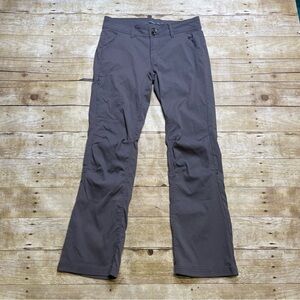 Prana Women’s Halle Gray Performance Pants Outdoor Hiking Roll Up